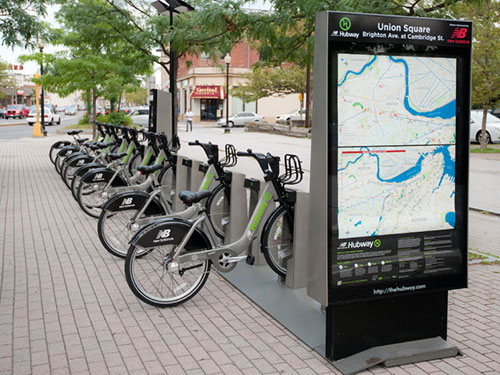 Bicycle (Bike) Rental Station / Dock / Rack Advertising