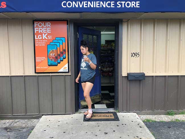Boost Mobile Bus Shelter and Convenience Store Ads