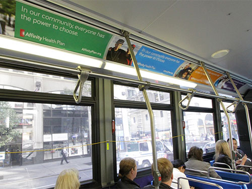Bus Interior Advertising