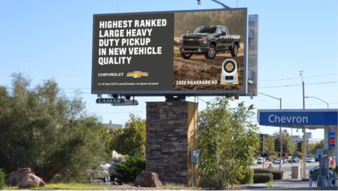 Case Study Out of Home Chevrolet Data Driven Programmatic