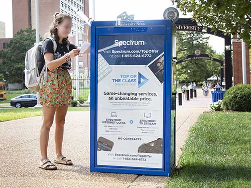 College-University Kiosk Advertising 1