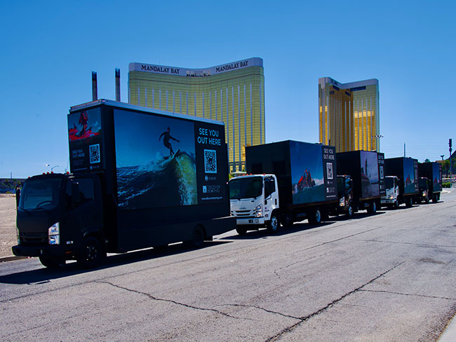 Discover Boating Multiple Mobile Digital/LED Billboard Truck Advertising
