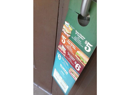 Door Hanger Advertising