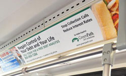 Bus Interior Advertising