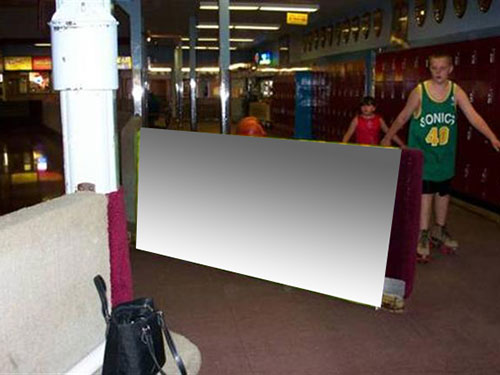 Ice Skate Roller Rink Advertising