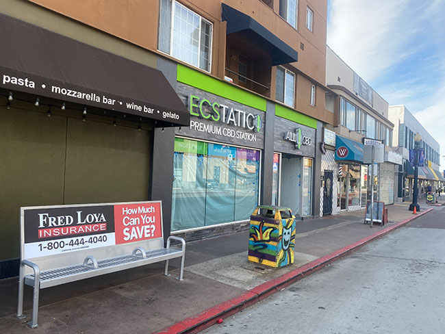 Fred Loya Insurance Bench Advertising