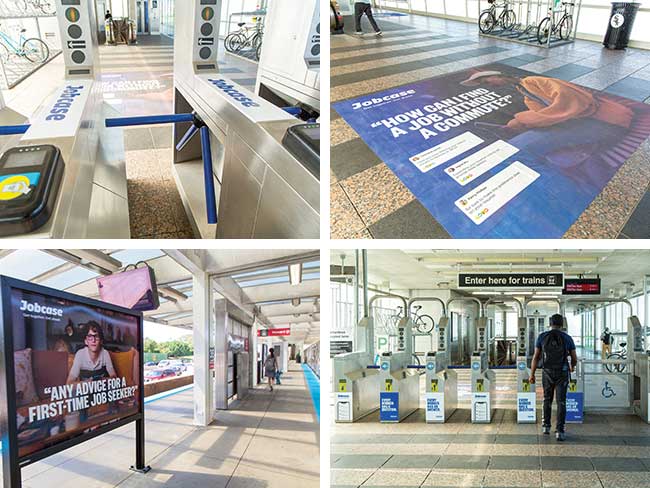 Job Case Train Station Domination Advertising