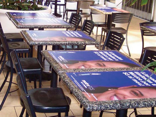 Mall Table Top Ads 1