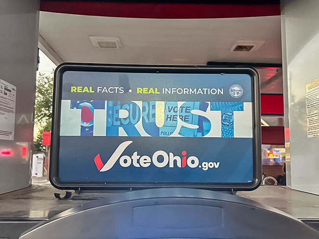 Ohio Get Out the Vote Gas Station Ads 2