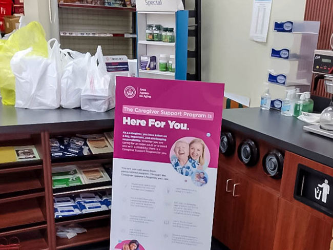 Government Health Dept Advertises in Pharmacies