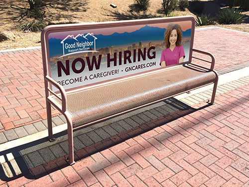 Phoenix Bench Advertising