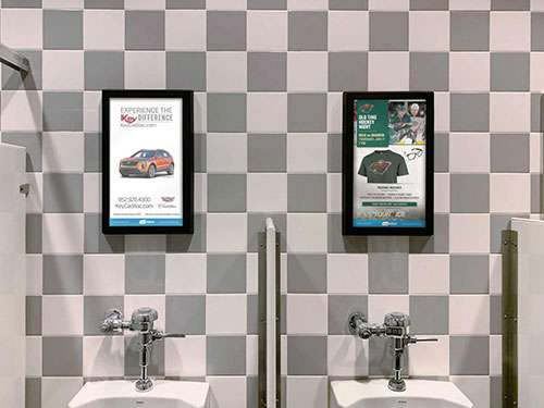 Restroom Digital Advertising 1