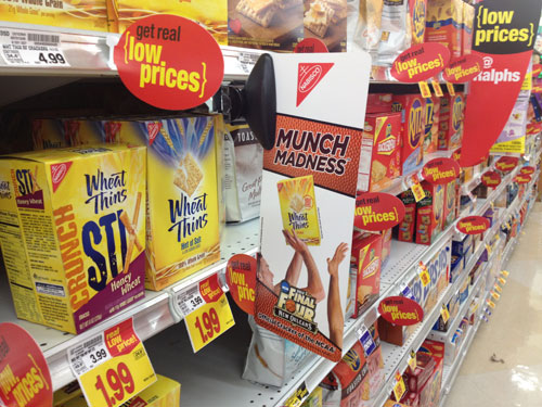 Supermarket Shelf Advertising 1