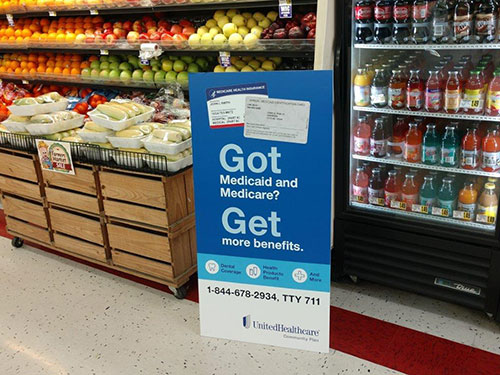 Supermarket Standee Advertising 1