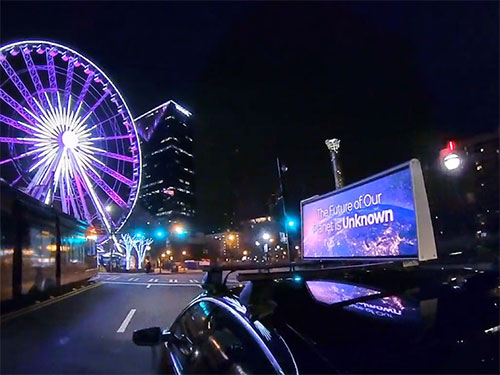Rideshare (Uber/Lyft) Vehicle Top, Digital/Video/LED 1