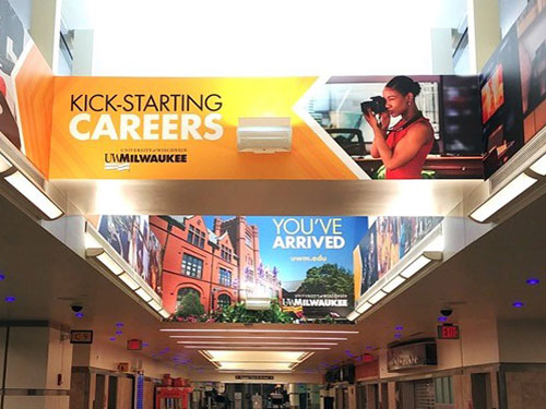 Airport Advertising Wall Wrap