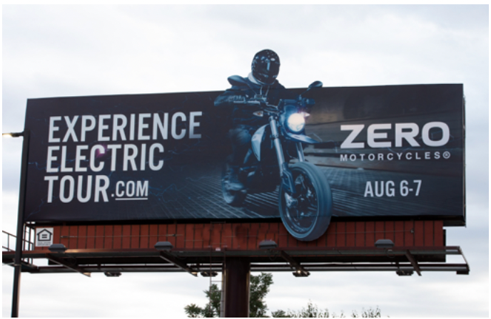 Case Study Out of Home 316 Zero Motorcycles Experience Electric Tour
