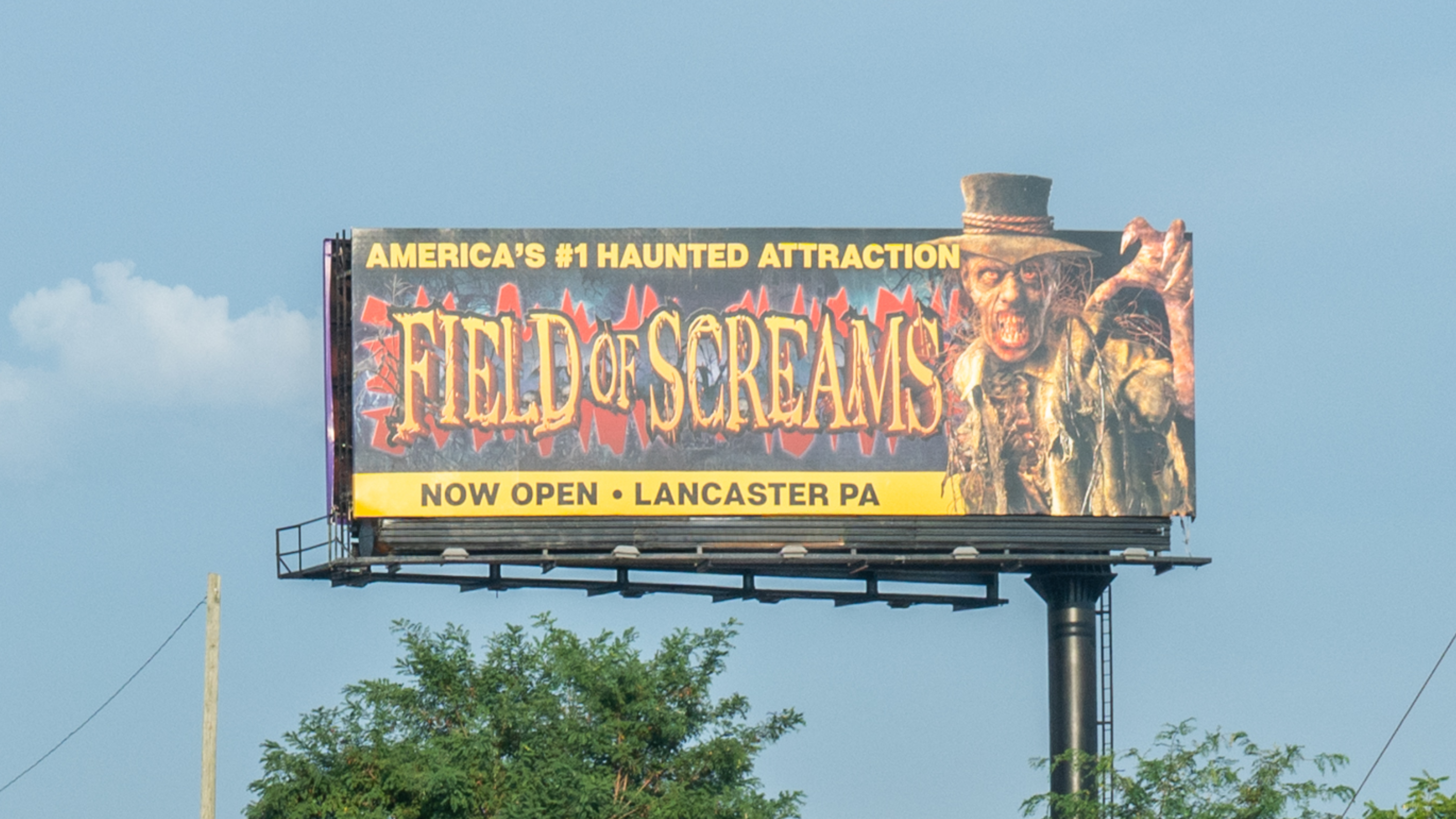 Case Study Out of Home Field of Screams Lancaster PA